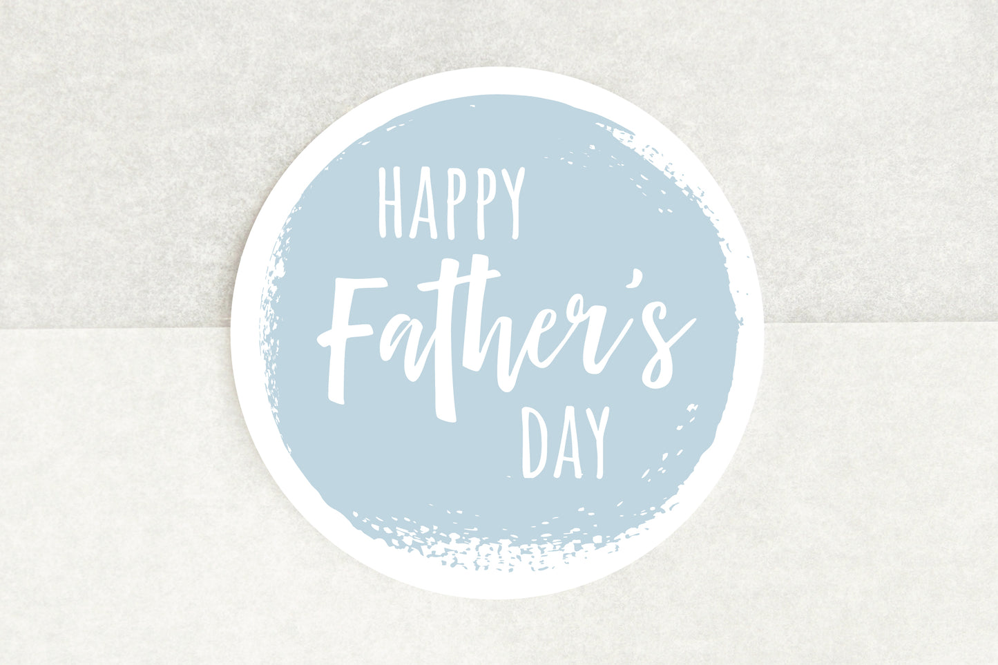 Happy Father's Day Blue Stickers - Pack of 35