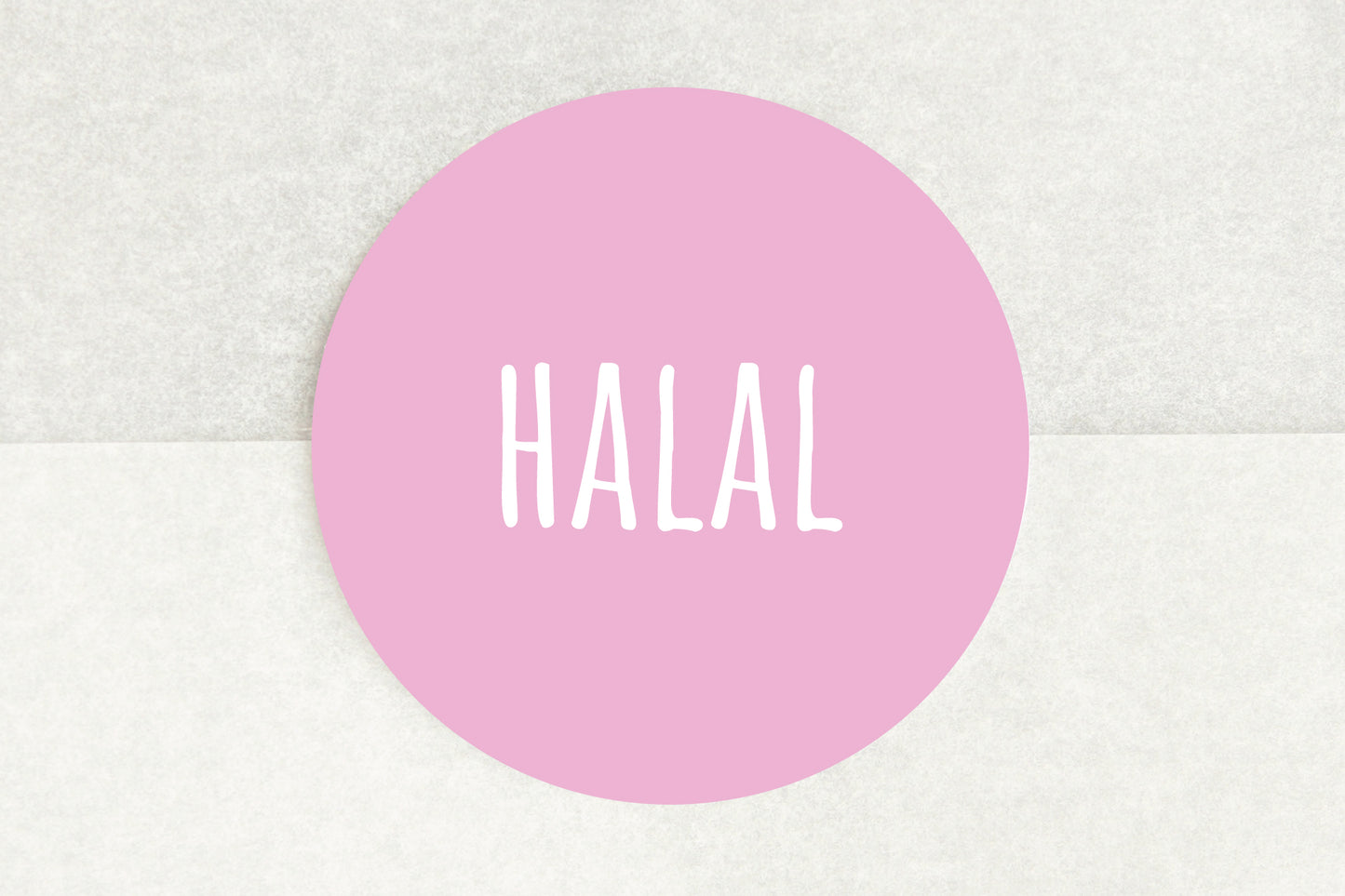 Halal Stickers In Pink - Pack of 35