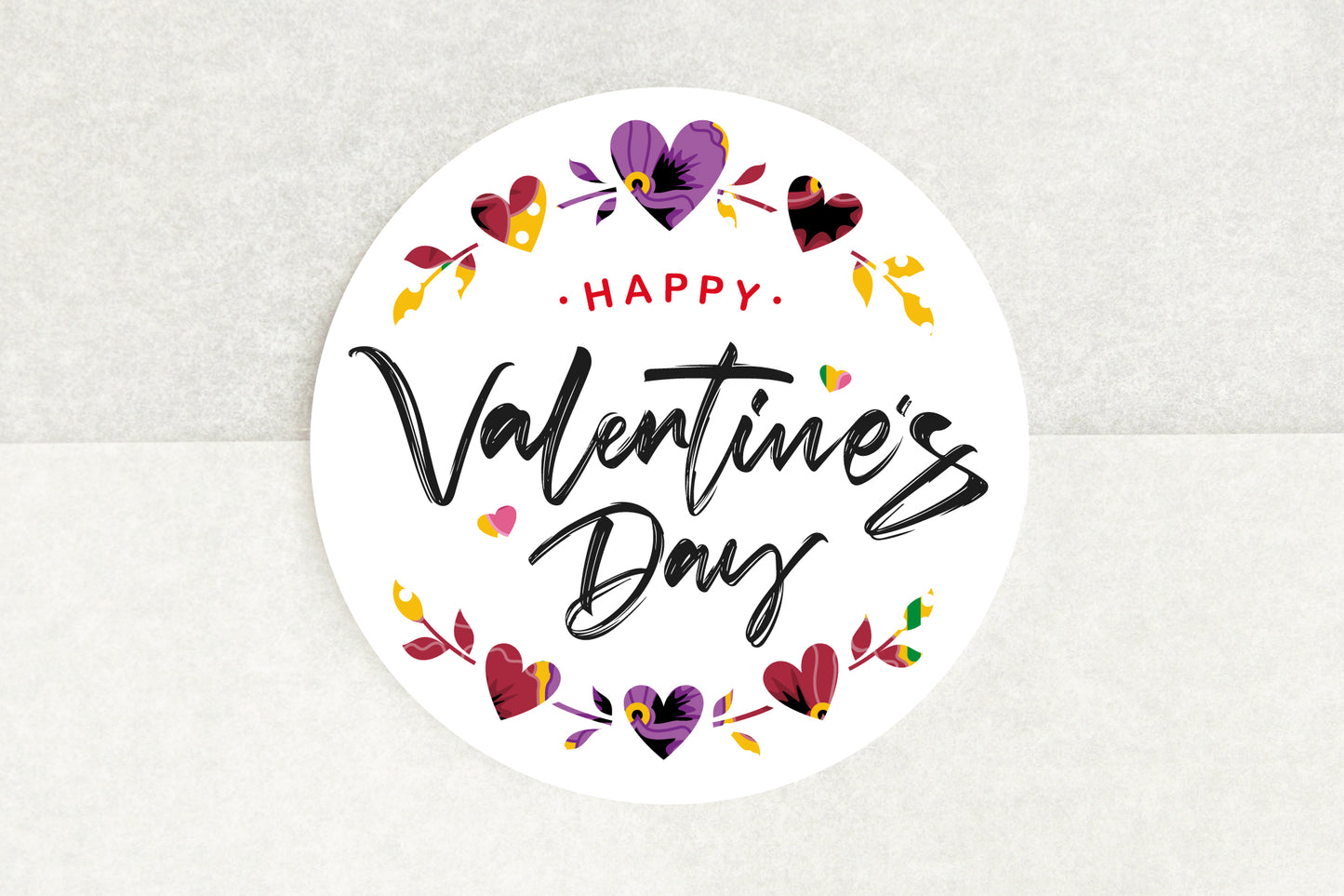 Happy Valentine's Day Stickers - Pack of 35