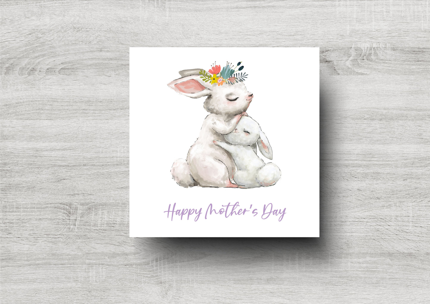 Mothers Day Card / Bunnies / Rabbits