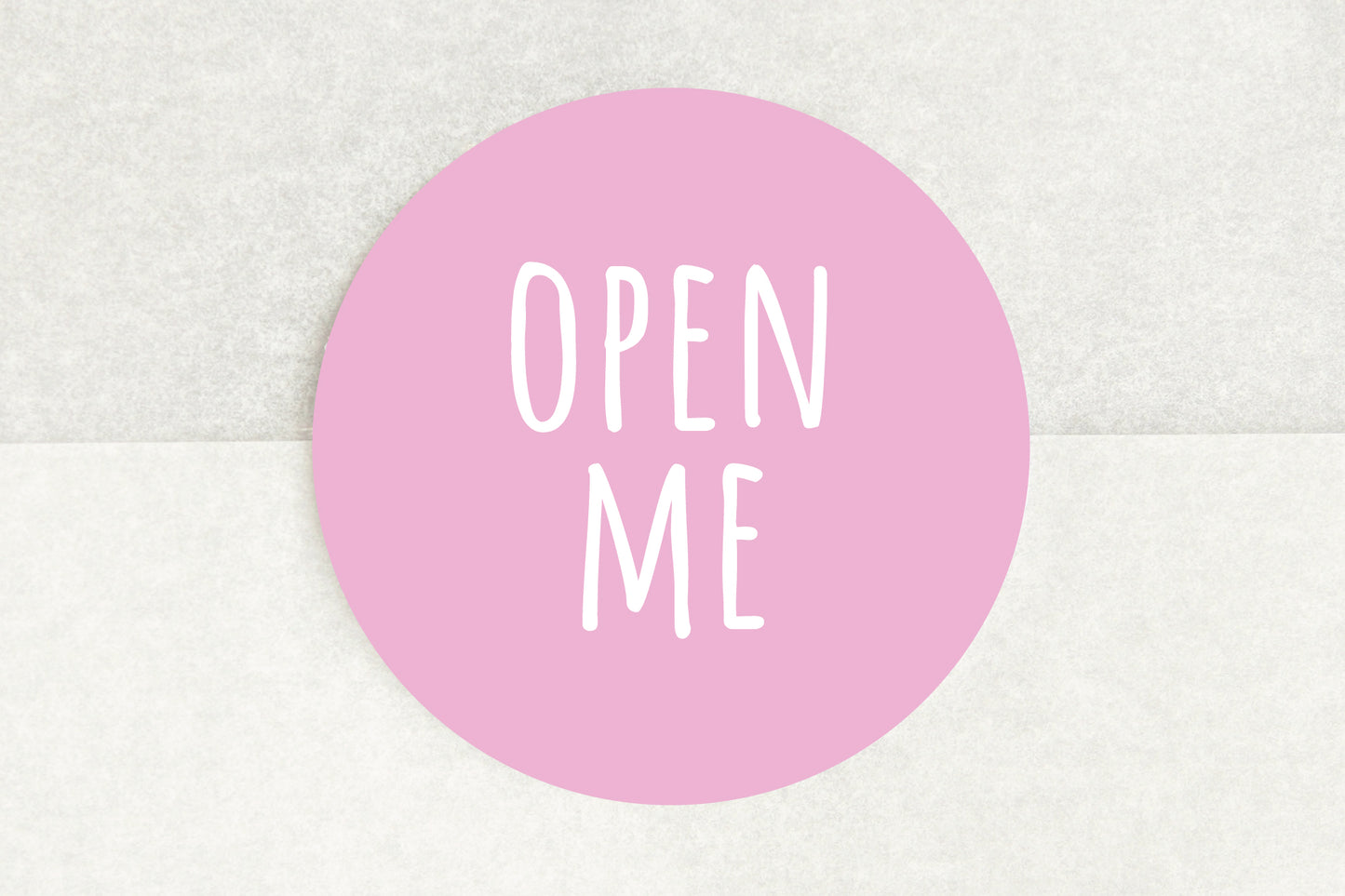 Open Me Stickers In Pink - Pack of 35