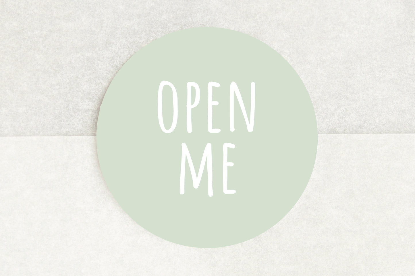 Open Me Stickers In Green - Pack of 35