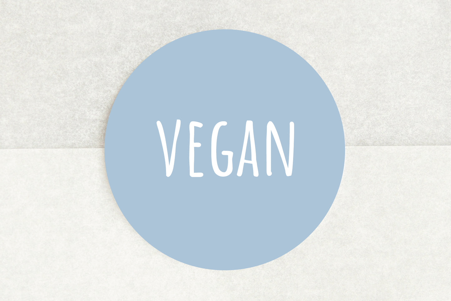 Vegan Stickers In Blue - Pack of 35