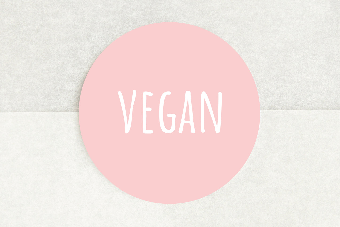 Vegan Stickers In Light Pink - Pack of 35