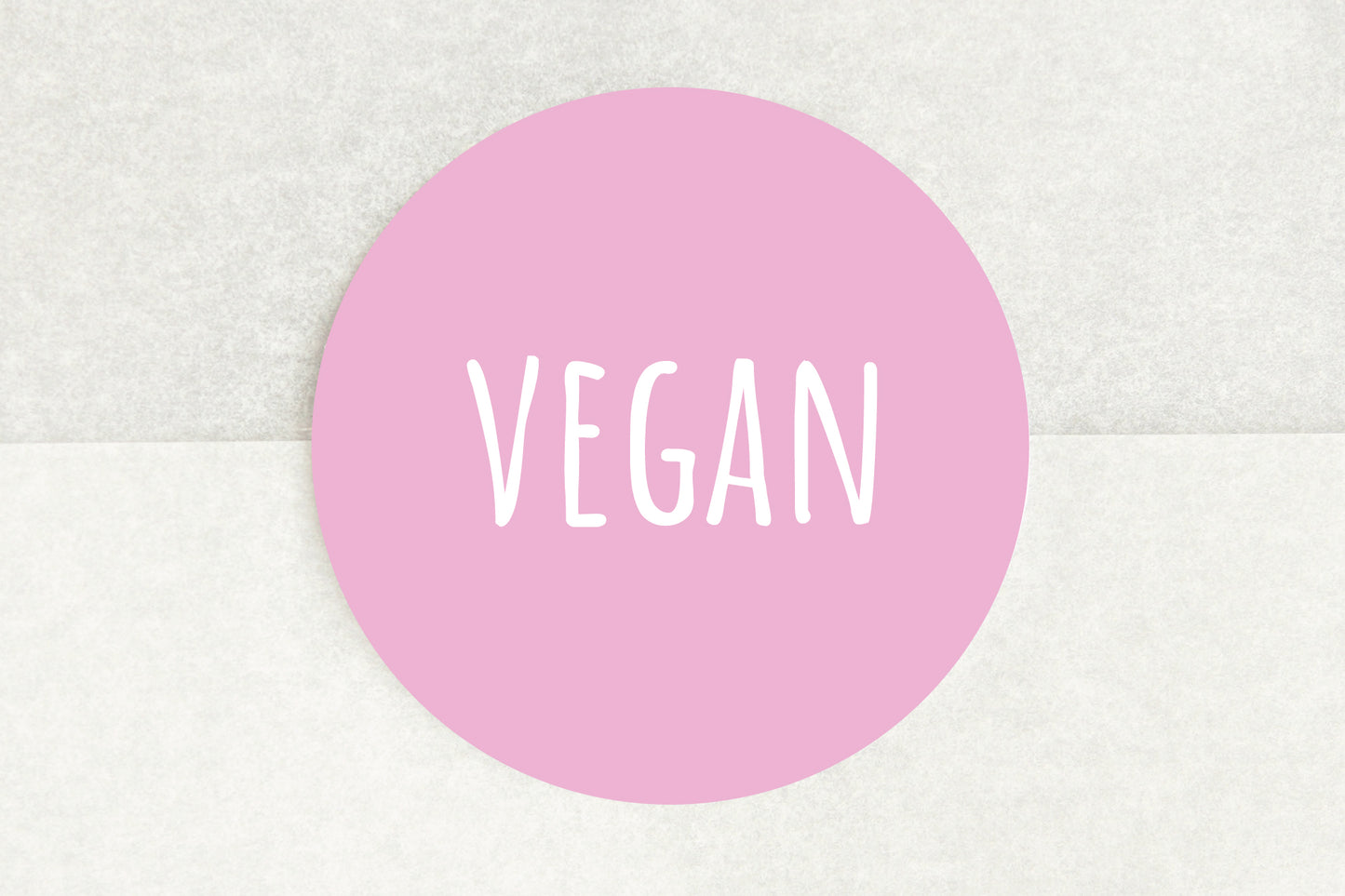 Vegan Stickers In Pink - Pack of 35