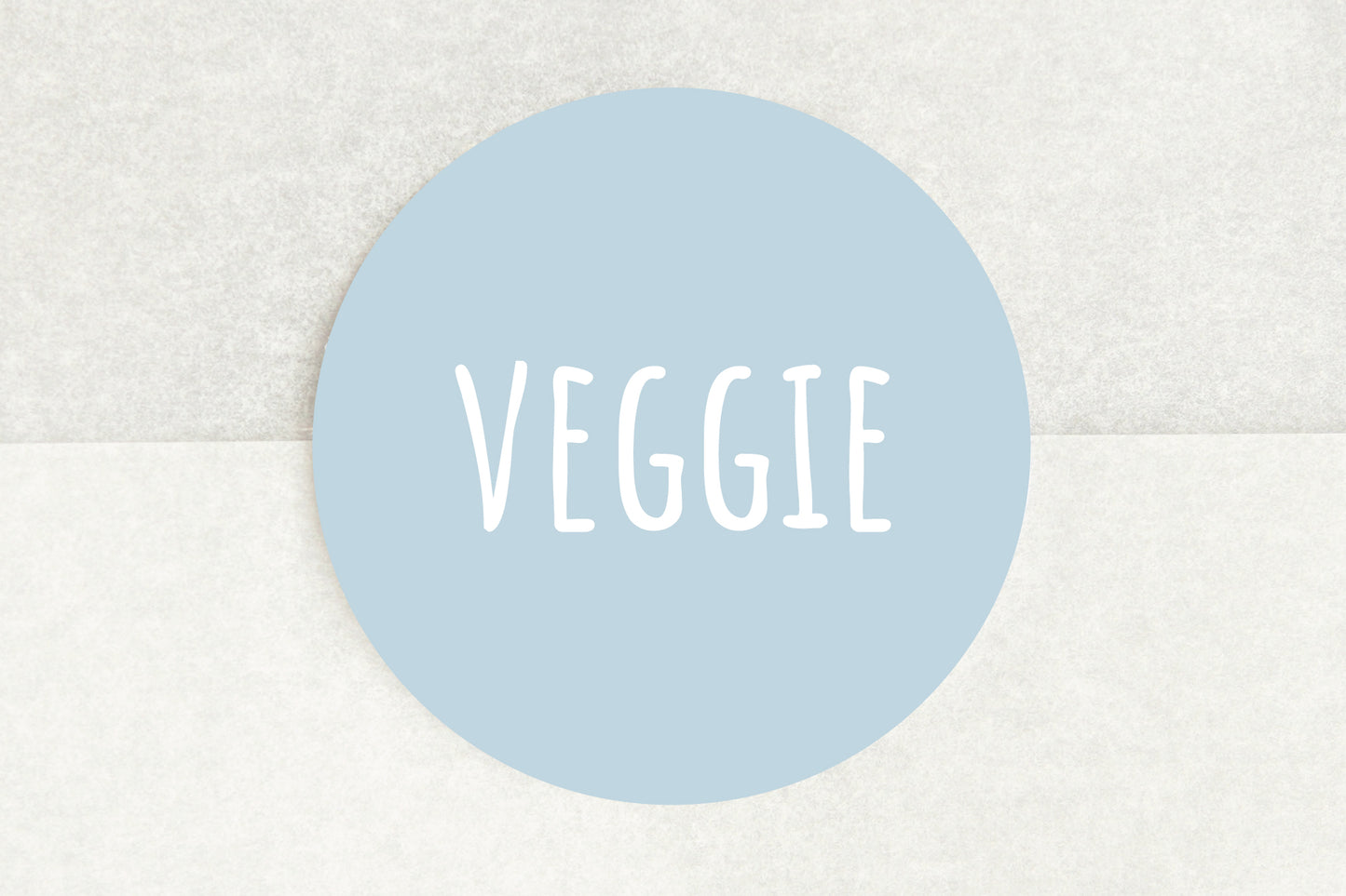 Veggie Stickers In Light Blue - Pack of 35