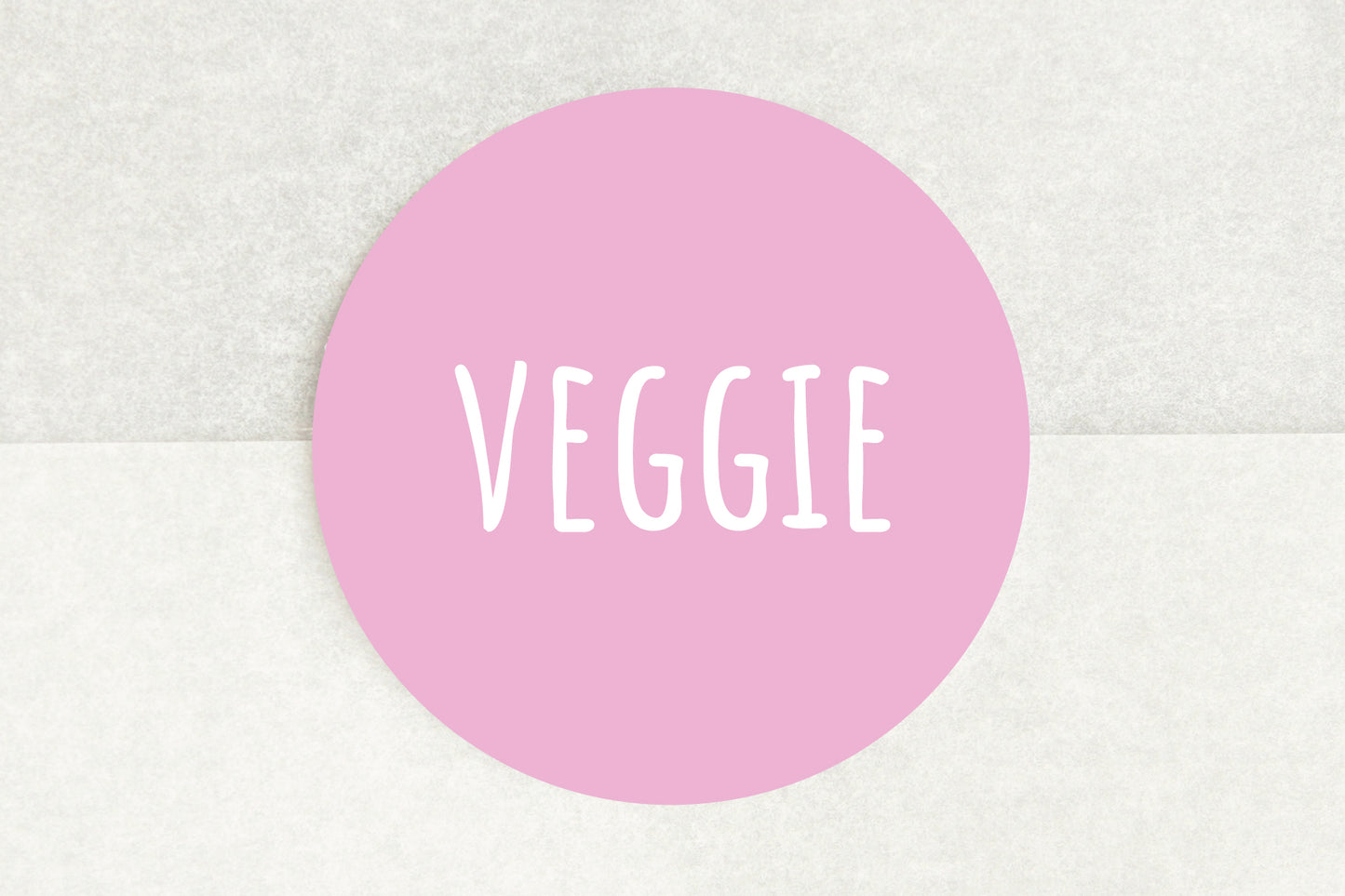 Veggie Stickers In Pink - Pack of 35