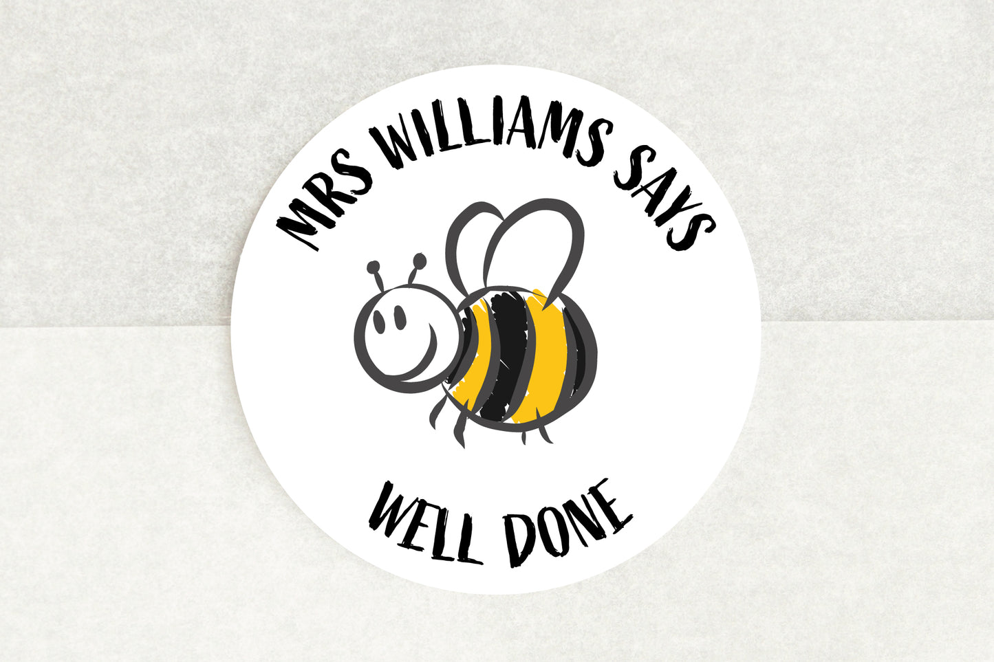 Personalised Well Done Stickers - Pack of 35