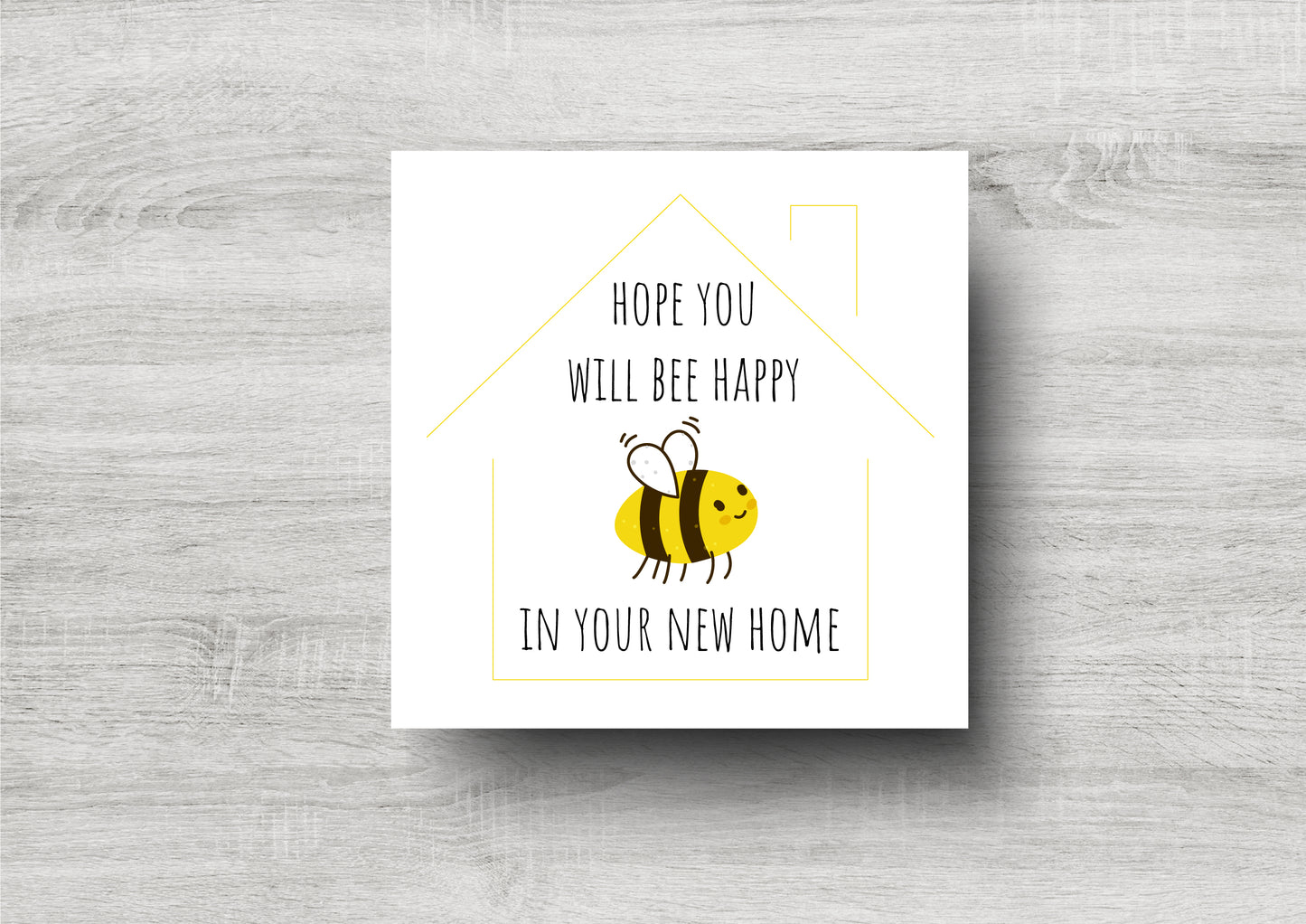 Hope You Will Be Happy In Your New Home Card